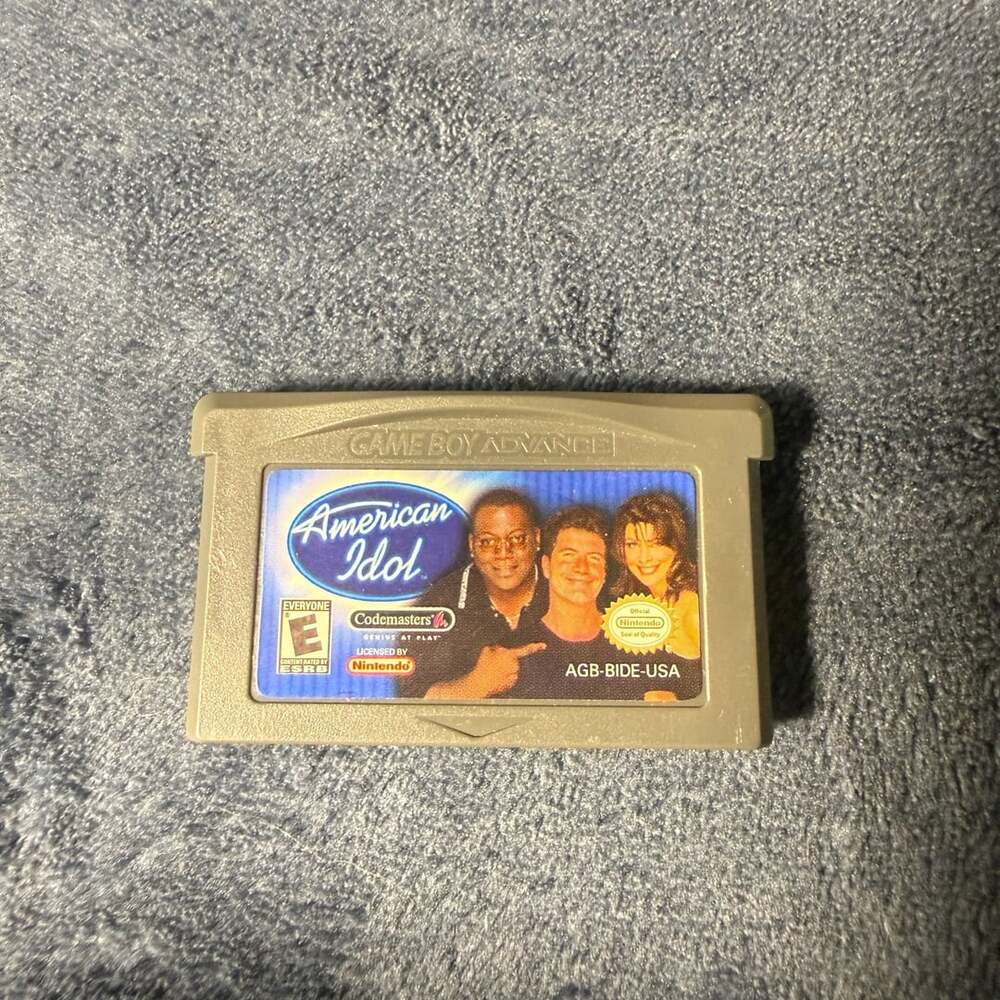 American Idol Game Boy Advance GBA Cartridge